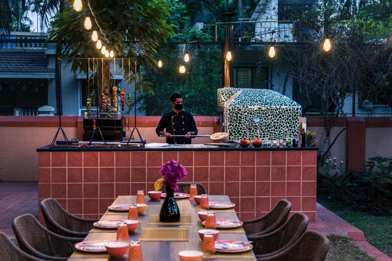Saffronstays Casa Del Palms, Alibaug - Luxury Pool Villa With Chic Interiors, Alfresco Dining And Island Bar アリバグ エクステリア 写真