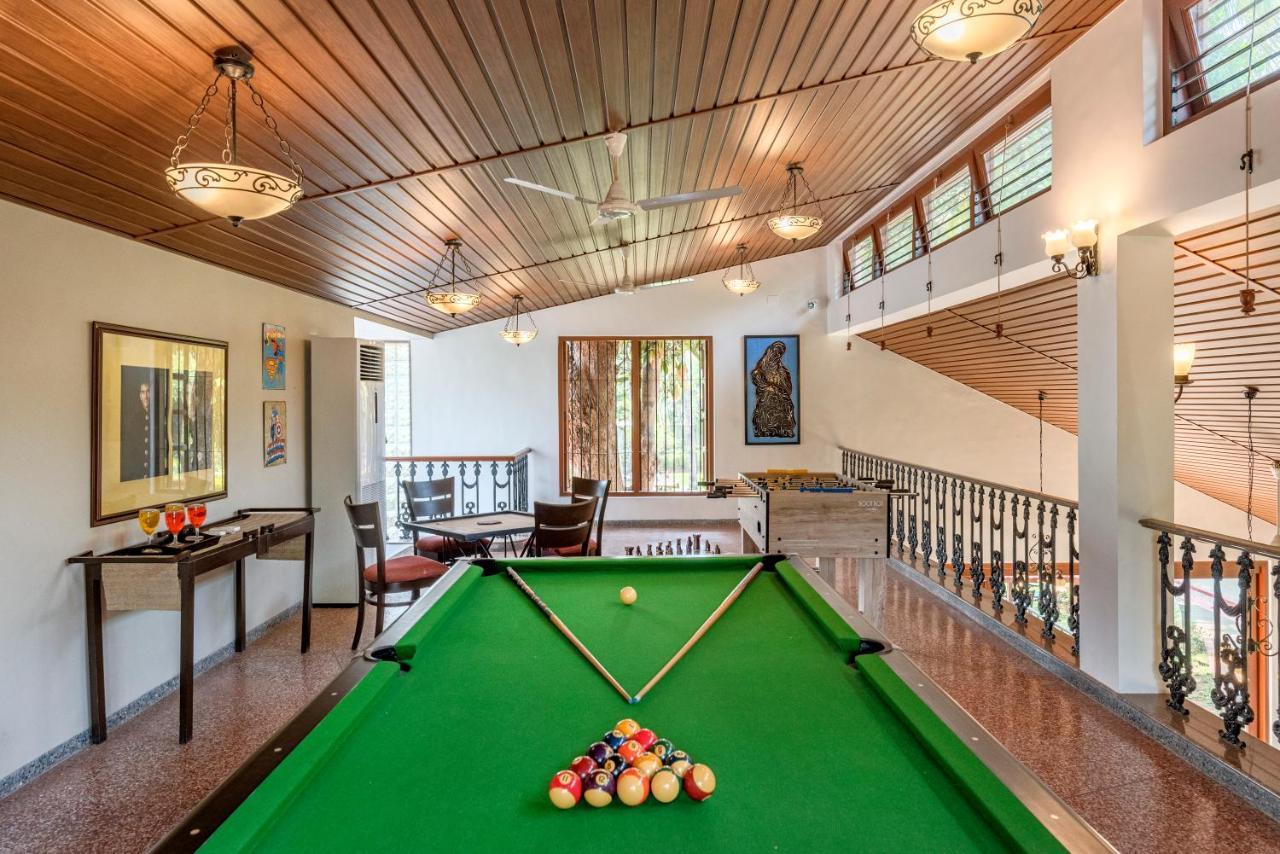 Saffronstays Casa Del Palms, Alibaug - Luxury Pool Villa With Chic Interiors, Alfresco Dining And Island Bar アリバグ エクステリア 写真