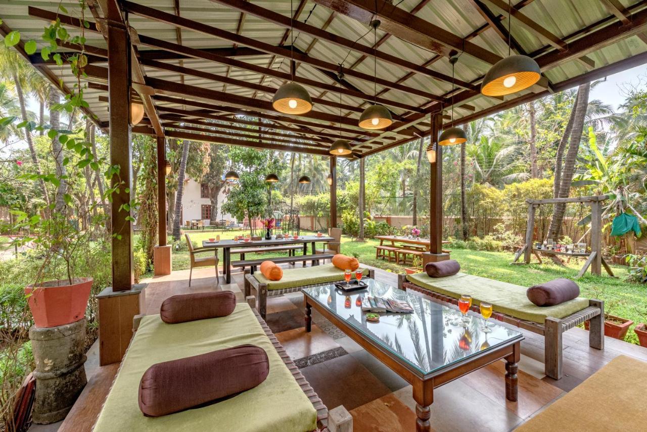 Saffronstays Casa Del Palms, Alibaug - Luxury Pool Villa With Chic Interiors, Alfresco Dining And Island Bar アリバグ エクステリア 写真