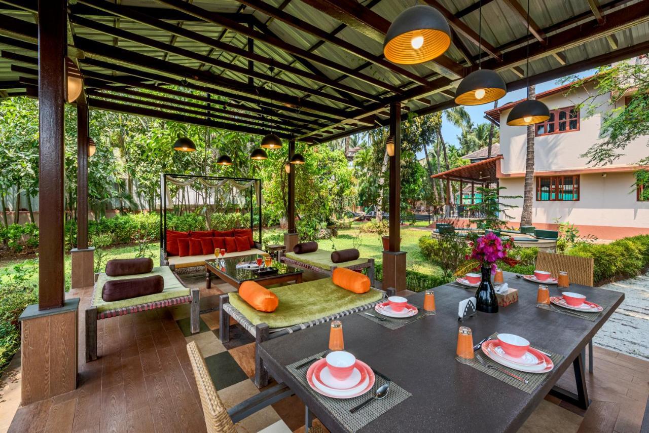Saffronstays Casa Del Palms, Alibaug - Luxury Pool Villa With Chic Interiors, Alfresco Dining And Island Bar アリバグ エクステリア 写真