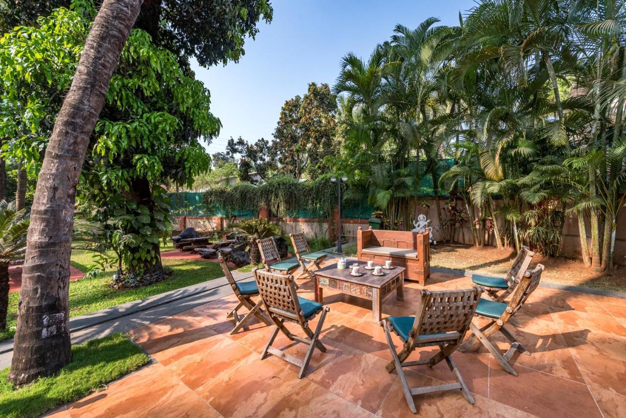 Saffronstays Casa Del Palms, Alibaug - Luxury Pool Villa With Chic Interiors, Alfresco Dining And Island Bar アリバグ エクステリア 写真