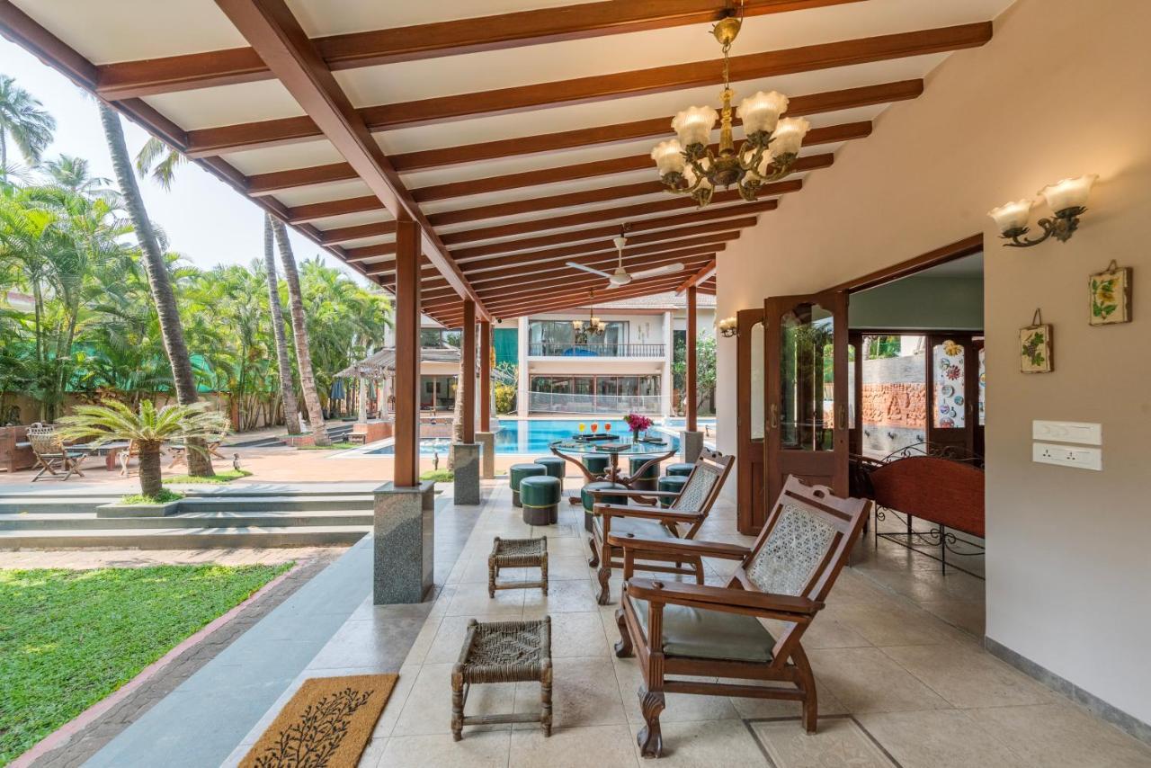 Saffronstays Casa Del Palms, Alibaug - Luxury Pool Villa With Chic Interiors, Alfresco Dining And Island Bar アリバグ エクステリア 写真