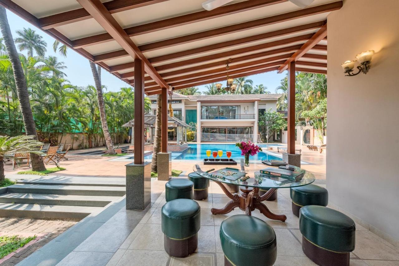 Saffronstays Casa Del Palms, Alibaug - Luxury Pool Villa With Chic Interiors, Alfresco Dining And Island Bar アリバグ エクステリア 写真