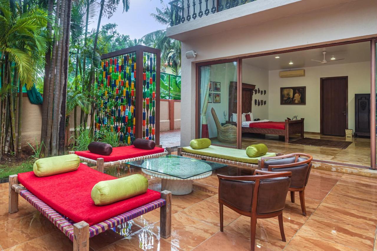 Saffronstays Casa Del Palms, Alibaug - Luxury Pool Villa With Chic Interiors, Alfresco Dining And Island Bar アリバグ エクステリア 写真